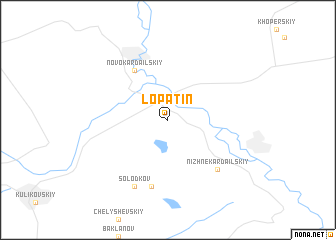 map of Lopatin