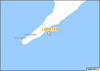 map of Lopatka