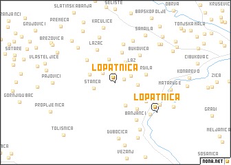 map of Lopatnica