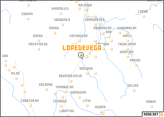 map of Lope de Vega