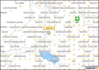 map of López