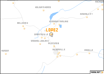 map of Lopez