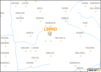 map of Lophei