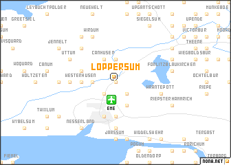 map of Loppersum