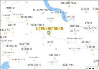 map of Lopukhinovka