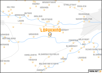 map of Lopukhino