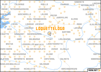 map of Loquette Loga