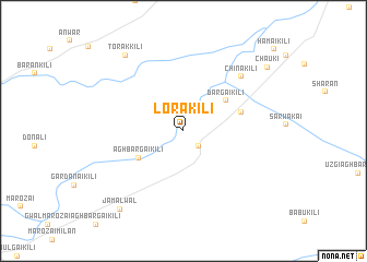 map of Lora Kili