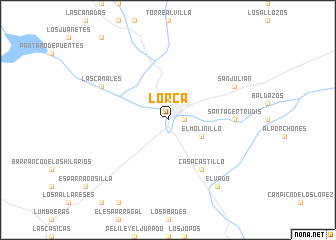 map of Lorca
