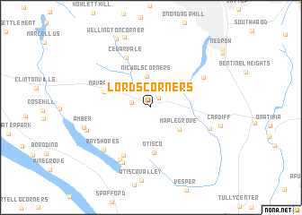 map of Lords Corners