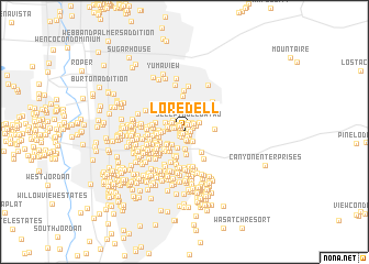 map of Loredell