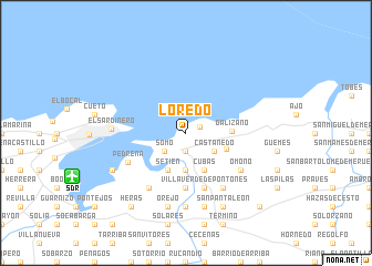 map of Loredo