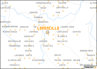 map of Lorencillo