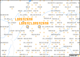 map of Lorenzana