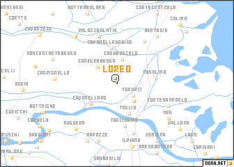 map of Loreo