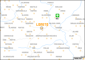 map of Loreto