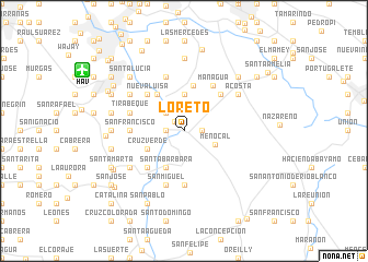 map of Loreto