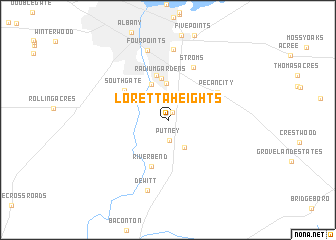 map of Loretta Heights