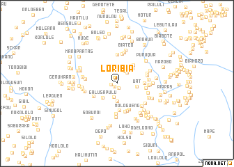map of Loribia