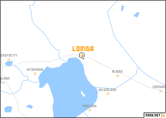 map of Lorida