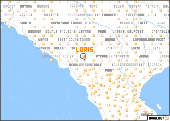 map of Loris