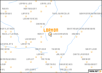 map of Lormon