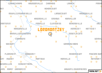 map of Loromontzey
