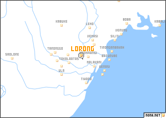 map of Lorong