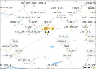 map of Lorris