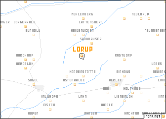 map of Lorup