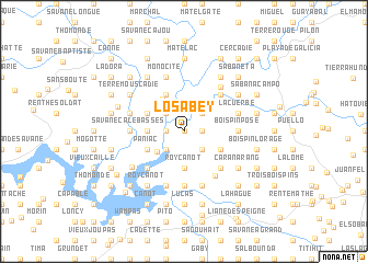 map of Los Abey