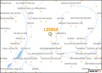 map of Losada