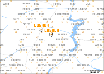 map of Losada