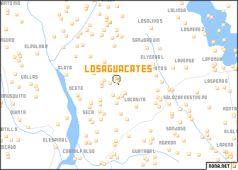 map of Los Aguacates