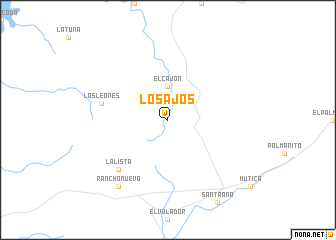 map of Los Ajos