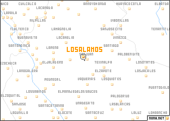 map of Los Álamos