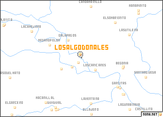 map of Los Algodonales