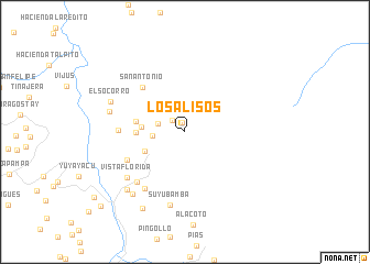 map of Los Alisos