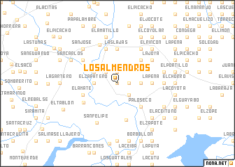 map of Los Almendros