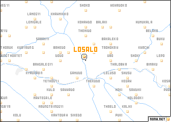 map of Losalo