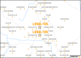 map of Los Altos