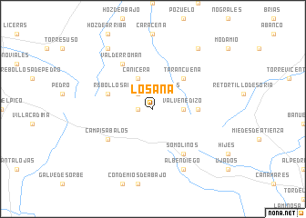 map of Losana