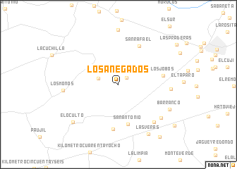 map of Los Anegados