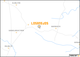 map of Los Añejos