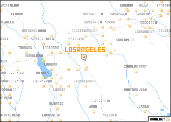 map of Los Ángeles