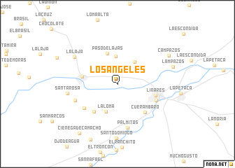 map of Los Ángeles