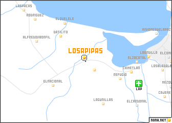 map of Los Apipas