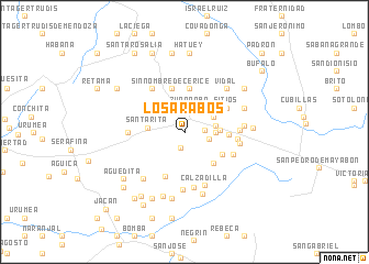 map of Los Arabos