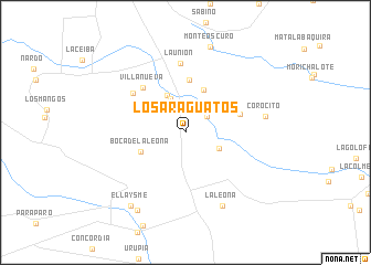 map of Los Araguatos
