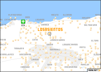 map of Los Asientos